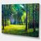 Designart - Colorful Summer Sunset - Landscapes Painting Print on Wrapped Canvas